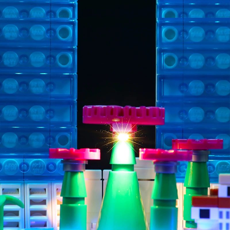DIY LED-lichtset voor LEGO 21057 (alleen LED-licht, zonder blokkenmodel)
