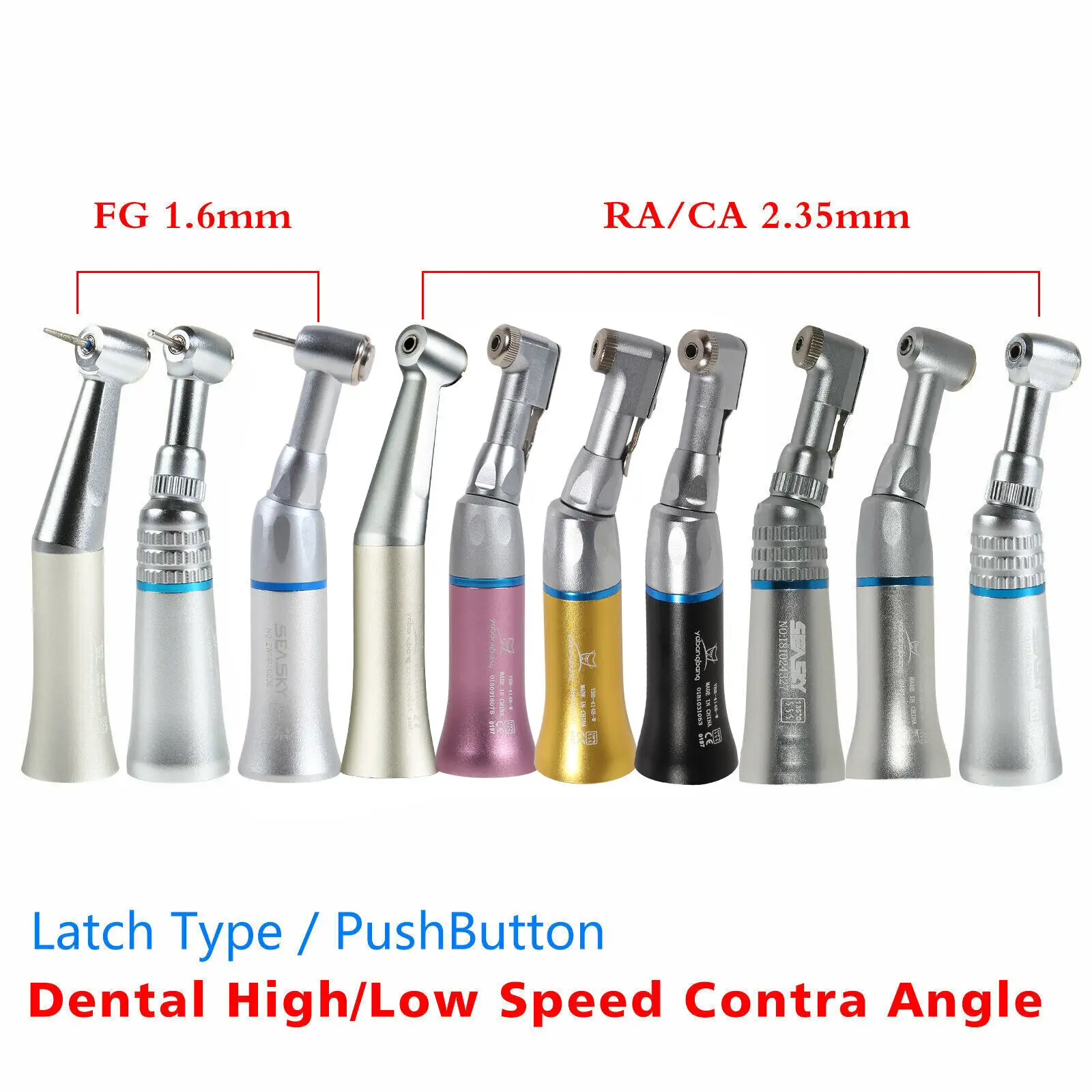 

Dental High Slow Low Speed Кнопка бормашины RA/CA 2,35mm/FG 1,6mm Burs Fit NSK Kavo