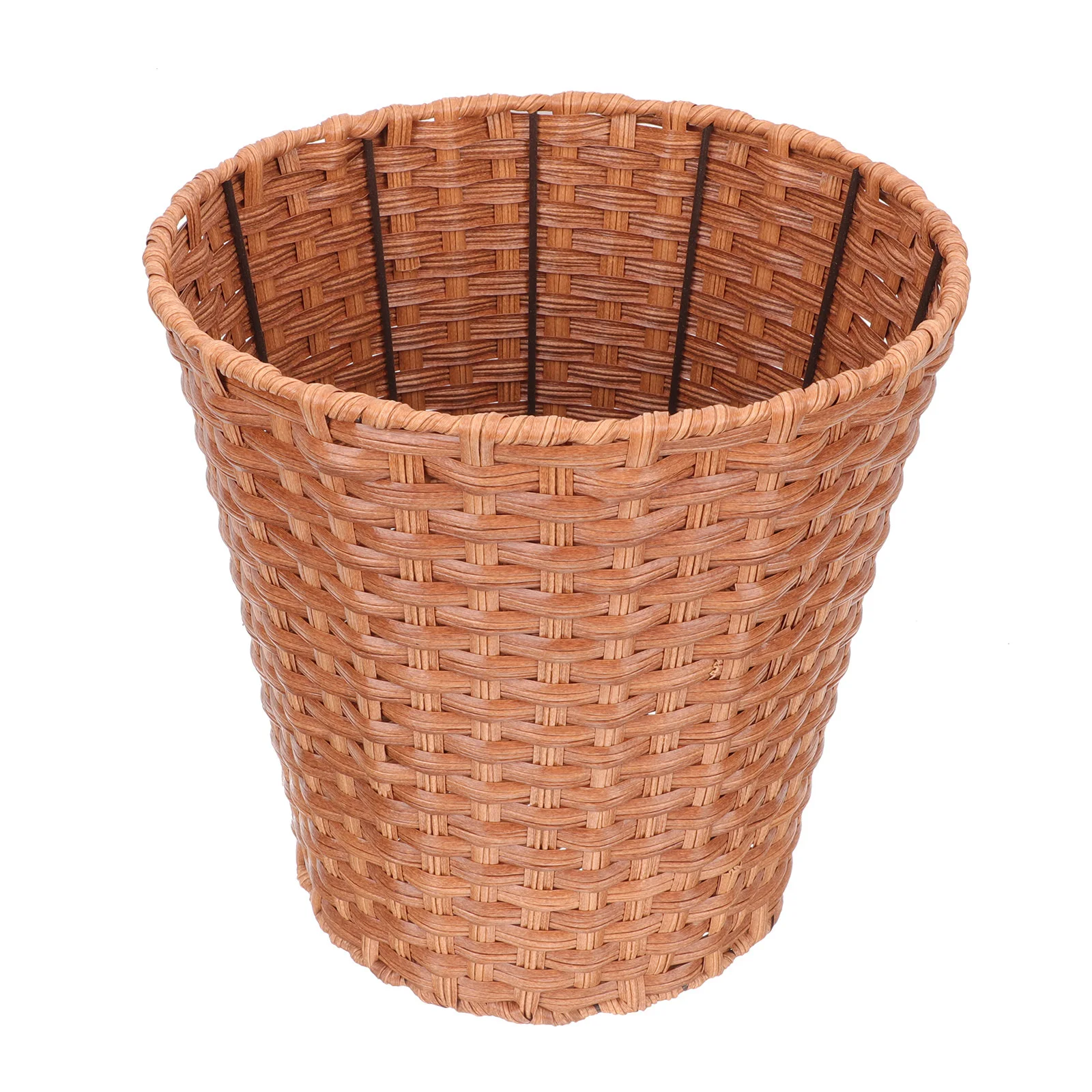 

Wicker Laundry Baskets Rattan Wastebasket Garbage Container Kitchen Rubbish Bin Trash Can