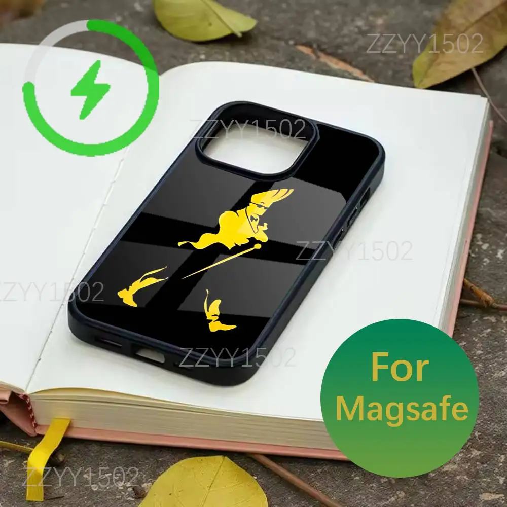 J-Johnny Bravo Pretty Mama com capa de telefone MagSafe para iPhone 17,16,15,14,13,12,11 Pro,Max,Plus,X,X,XS,XR,E Mini capa de carregamento
