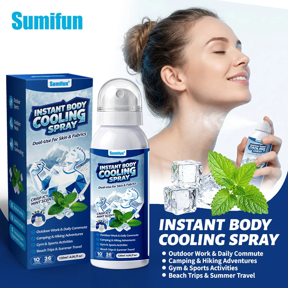 10/20Pcs Summer Cooling Spray Refreshing Body Care Body Health Care