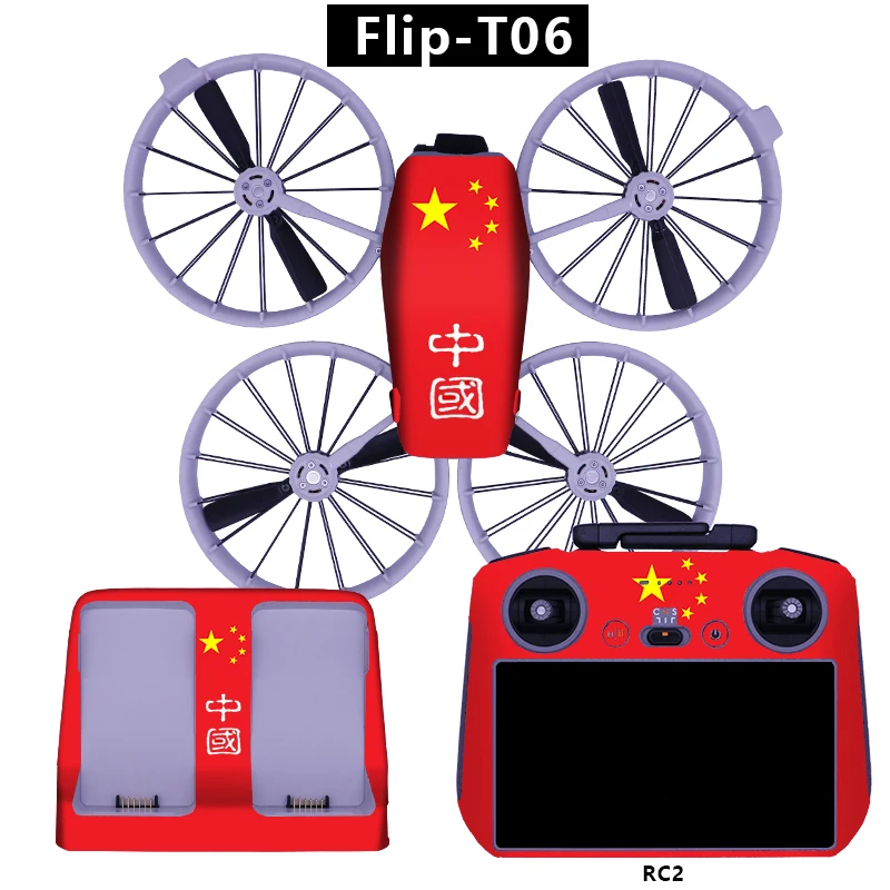 Djiフリップドローン用装飾ステッカーキット,防水スキンステッカー,DIYアクセサリー,傷防止保護フィルム