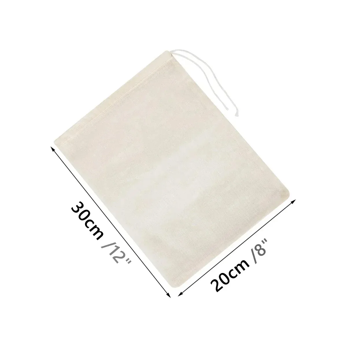 1/5Pcs Reusable Nut Milk Bags Strainers Unbleached Nylon Cheesecloth Bag Food Cheese Yogurt Filter Kitchen Fine Mesh Strainer image 3