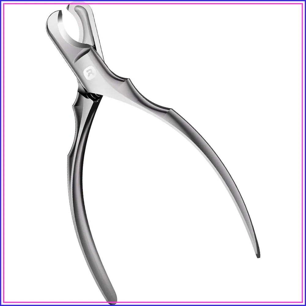 Dog Nail Clippers, Heavy Duty All Steel Sharp Blade for Thick Nails, Ergonomic Non-Slip Handle for Dogs Cats, At-Home Nail Care