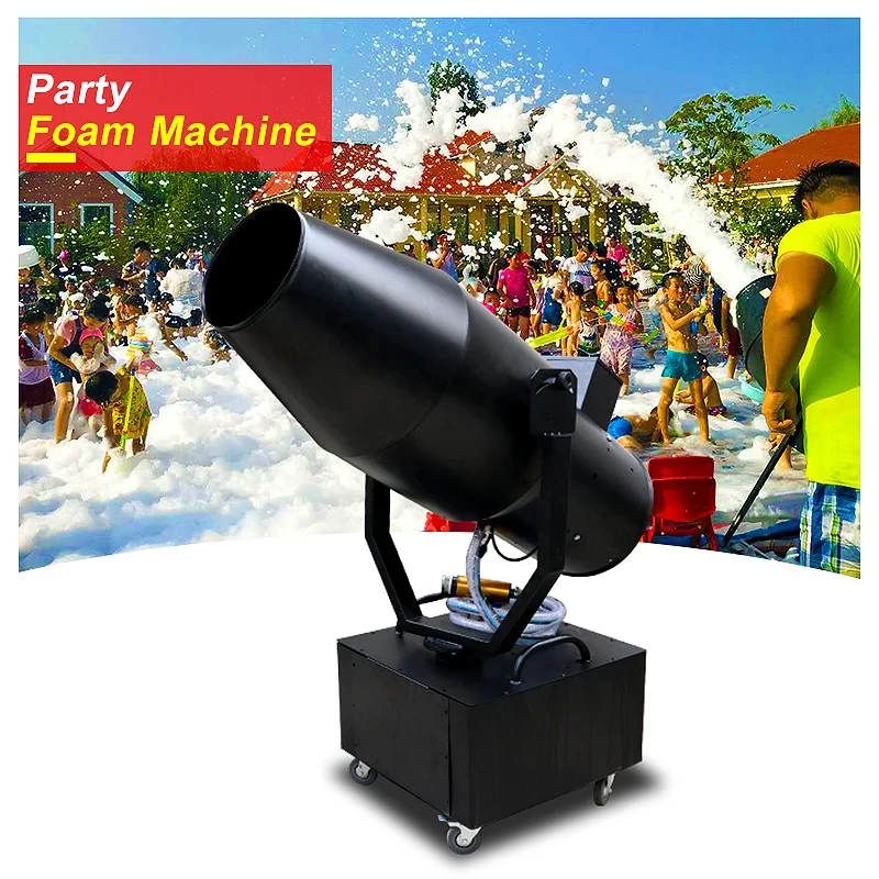 SHTX Factory Price 3000w Outdoor /swimming Pool Moving Party Parties 2000W 3500W Jet Foam Cannon Hine
