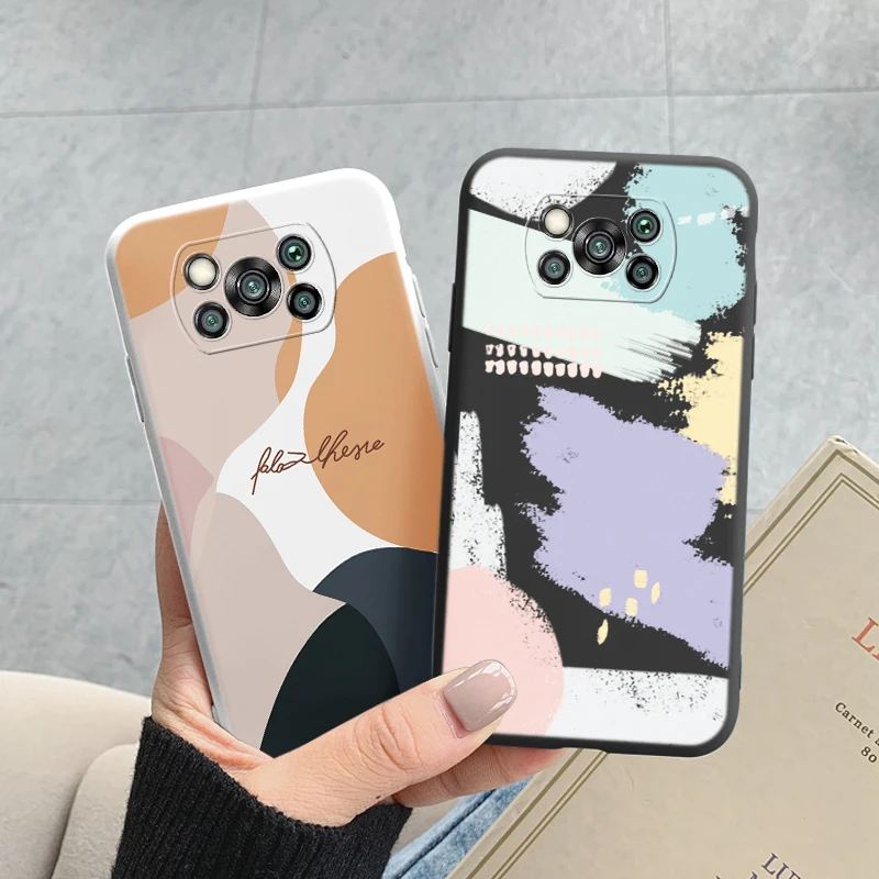 For Xiaomi Poco X3 X 3 Pro Back Cover Protective Case Soft Silicone Cute Cartoon Cat Frog Case For Poco X3 Pocox3 Pro NFC Coque