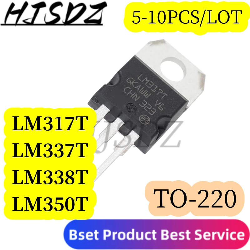 5-10PCS/LOT LM317T LM317 regulator napięcia IC 1,2 V a 37V 1,5A. Chcesz dobrej jakości, proszę elijanos