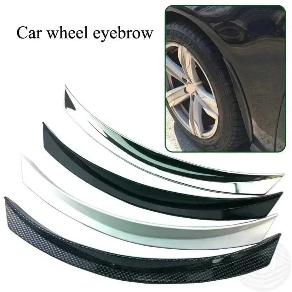 

1 Pair for Car Wheel Eyebrow Bumper Anti-collision Strip Fender Arch Decoration with Decoration Sticker Protection Sticke