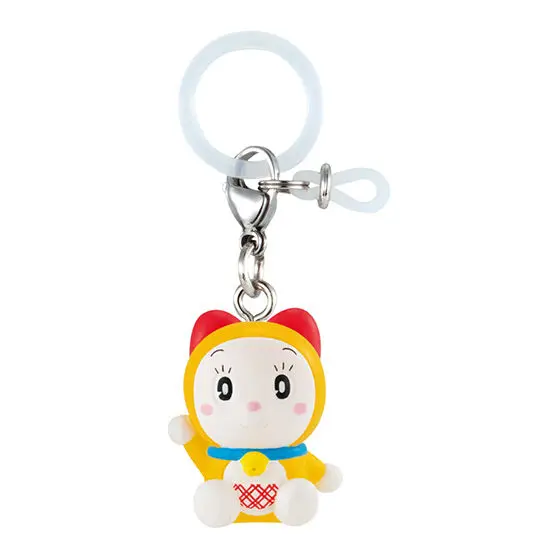 BANDAI Doraemon Action Figures Model Nobita Nobi Dorami Doraemon Any Door Key Buckle Capsule Toys Ornament Original