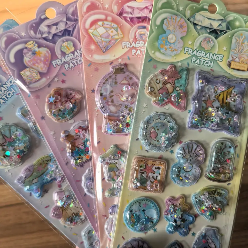 Portable Fragrance Patches (4 Pcs) - Long-Lasting Scent Air Freshener Stickers for Daily Use & Travel Anime Worlds Store