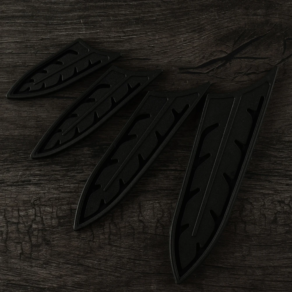 

2pcs Ceramic Knife Cover Protective Sheath Safety Guard for Sliding Cutters Non-Slip Design Drawer