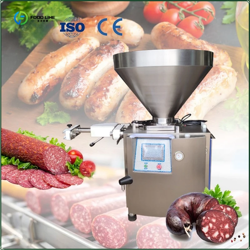 Heavy-Duty Electric Sausage Stuffer Machine - High Output Sausage Filler Machine for Meat Processing Plant FL Customized