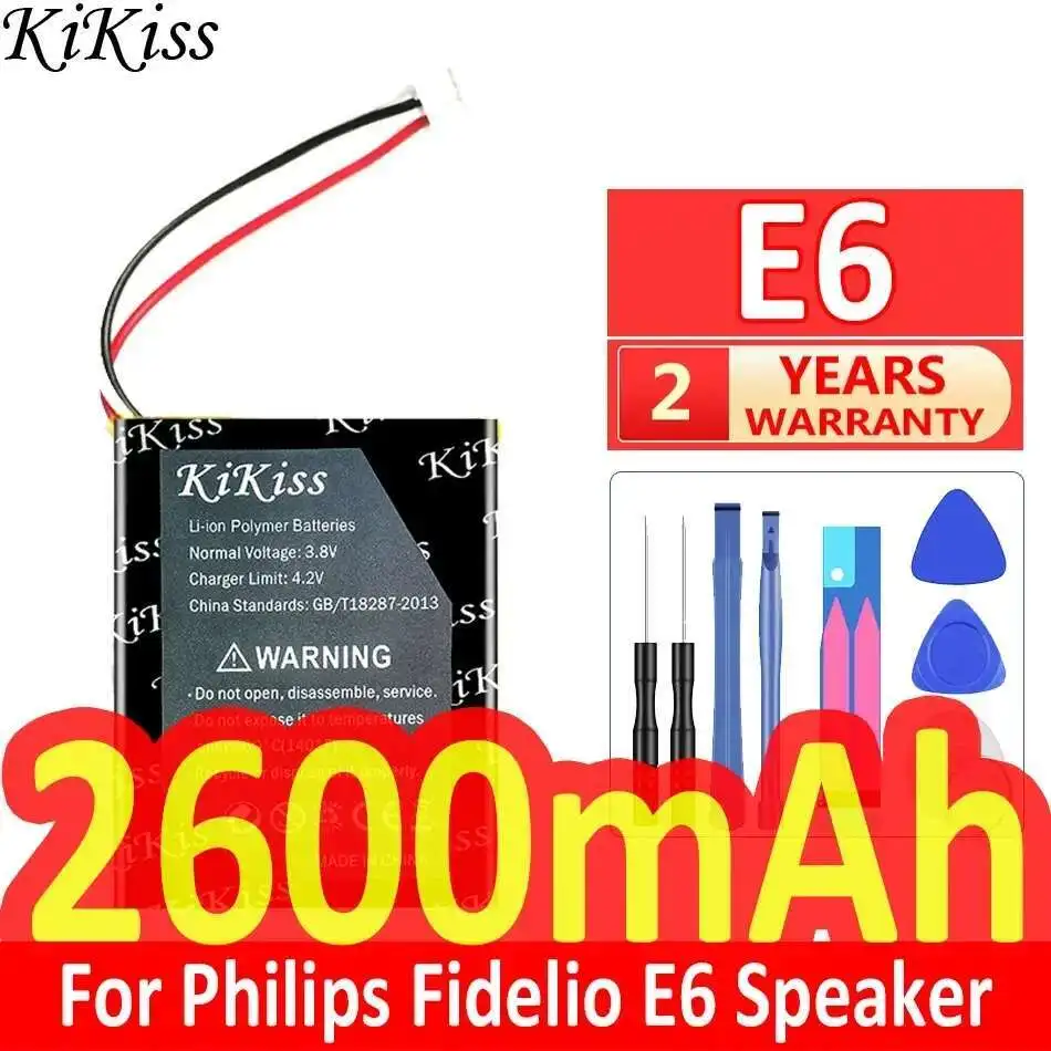 

Reliable Power 2600mAh High Compatibility For Philips Fidelio E6 Speaker Speaker Battery