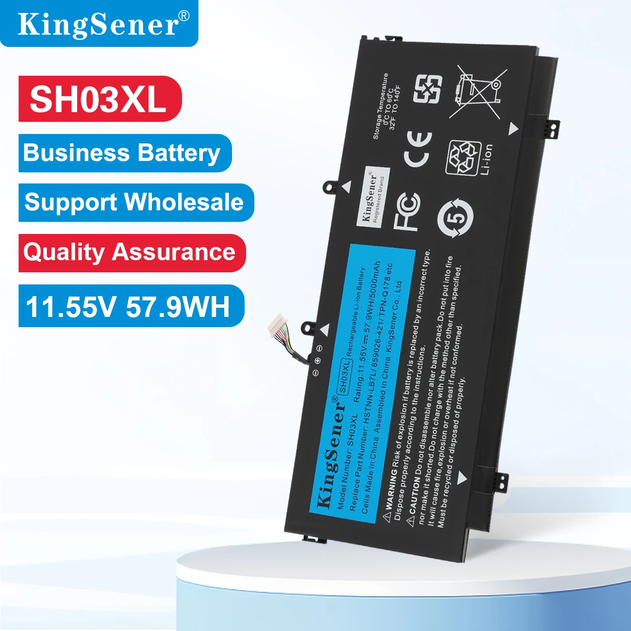 

KingSener SH03XL CN03XL 859026 -421 859356 -855 HSTNN-LB7L TPN-Q178 Аккумулятор для HP Spectre X360 13-AB001 13-AB002 AC033DX 57,9WH