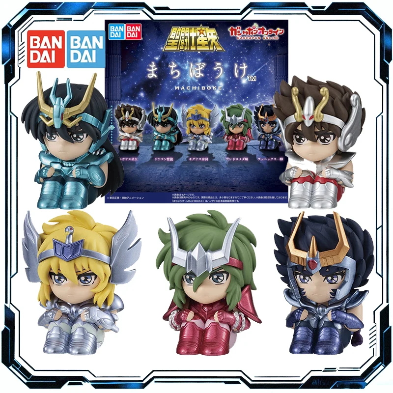 

Коллекционные фигурки Bandai Gashapon Saint Seiya: Мачибуке, Сейя, Ширю, Шун, Икки, Хёга — игрушки для мальчиков и девочек, подарок, сувениры