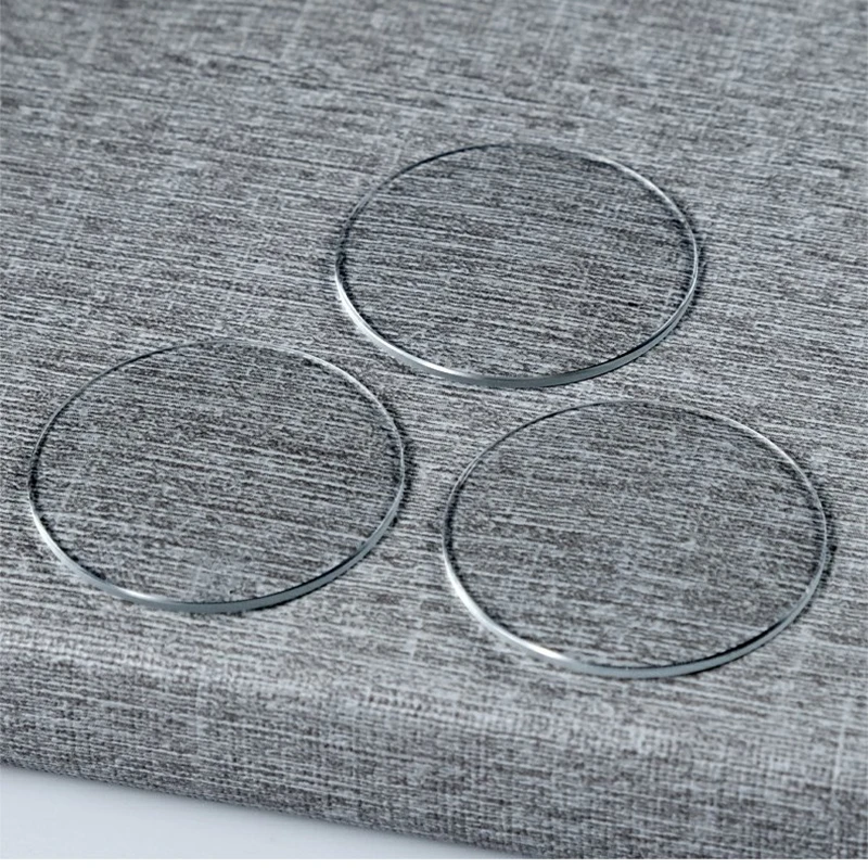 المعدنية ساعة زجاجية كريستال ل كاسيو EF-130 EF-500 506 511 516 501 521 524 ساعة استبدال إصلاح أجزاء ساعة مرآة الزجاج