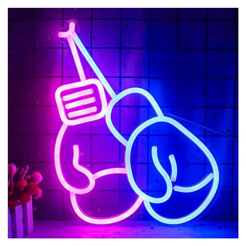 boxing-gloves-neon-light-dimmable-sign-for-wall-party-gym-club-bar-man-cave-birthday-surprise-40cm×28cm