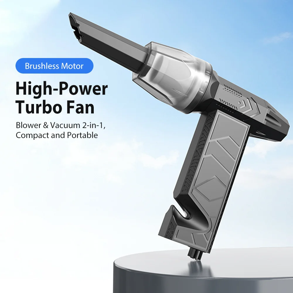 

3-speed Adjustable Turbo Jet Fan Powerful Air Blower Compressed Air Duster For Computer Keyboard Camera Cleaning Dust Blowing