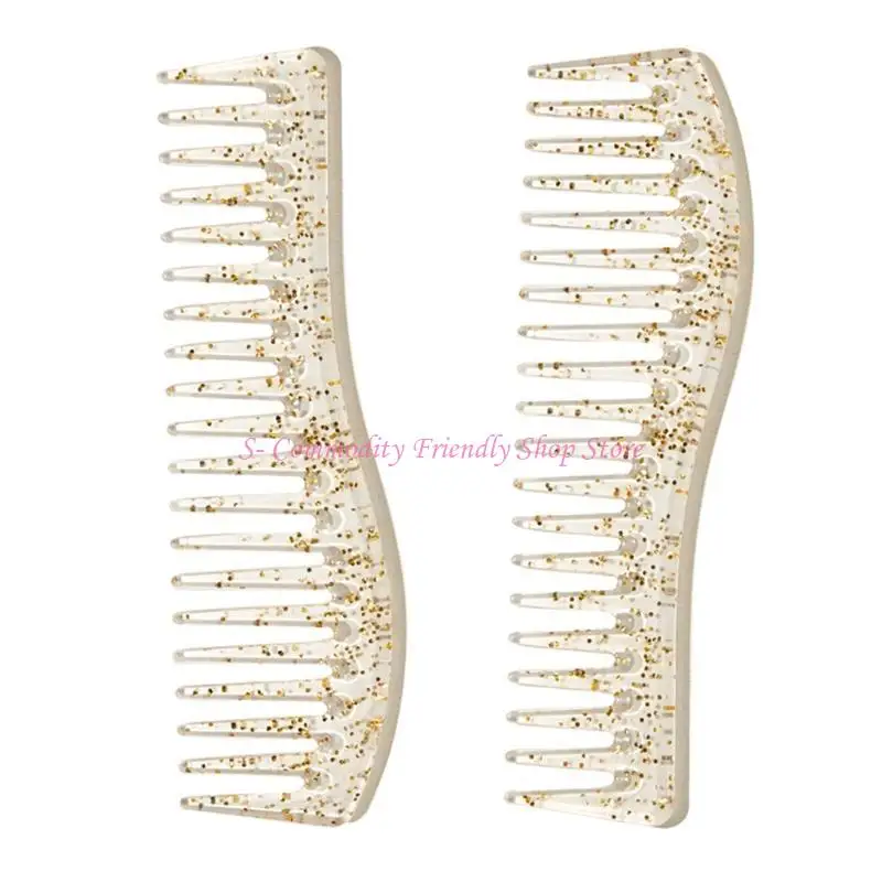 

85AE Hairdressing Comb Scalp Massage Hair Brush Large Wide Tooth Comb Haircut Tool