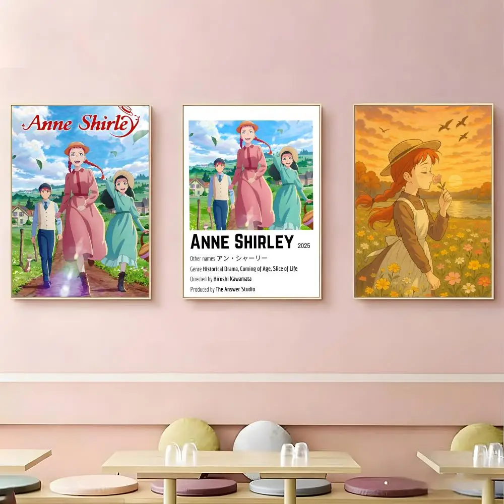 literary character Anne Shirley Poster HD Self-Adhesive Waterproof Wall Art Easy to Apply Multi-Scene Decor