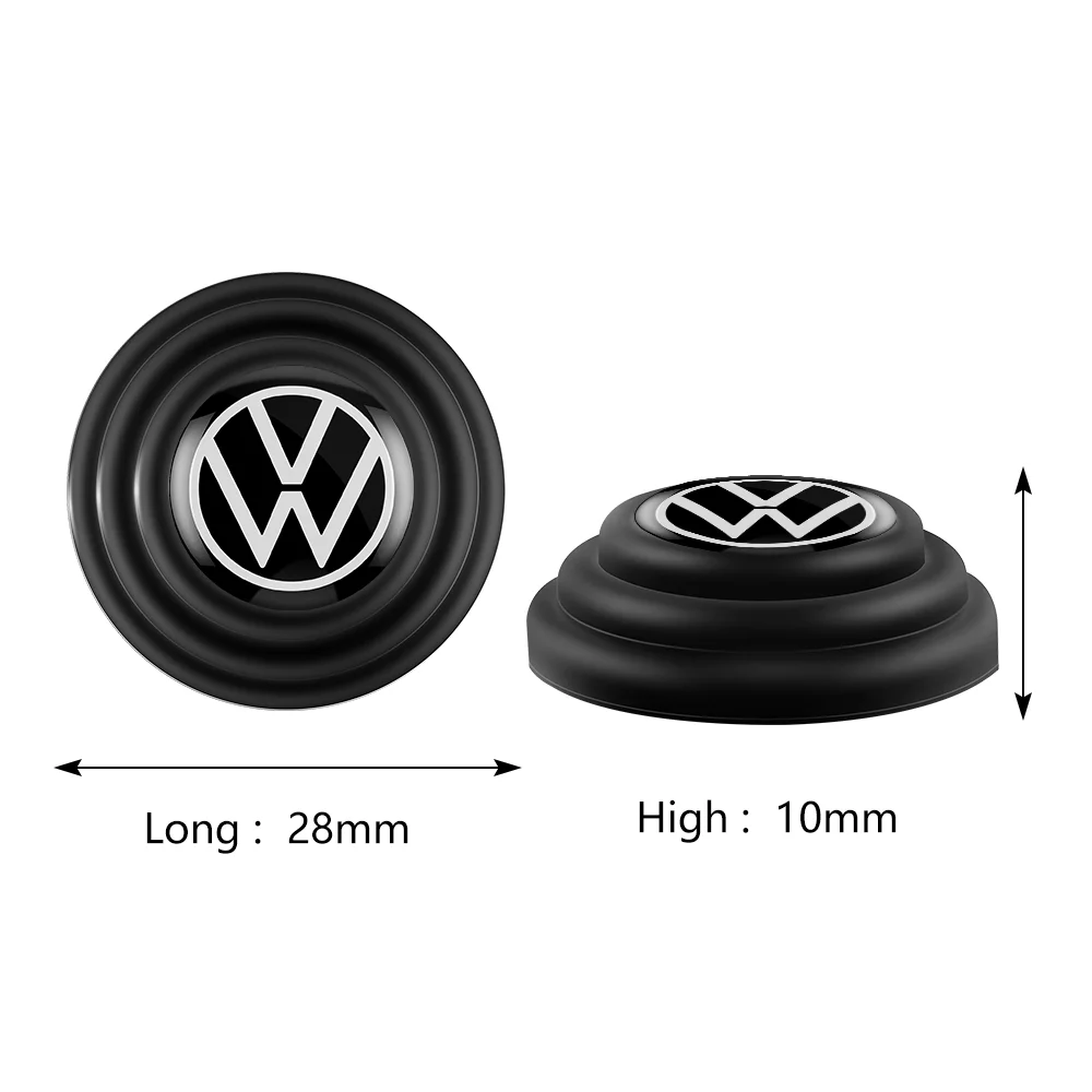 4/10/20Pcs Car Styling Car Door Anti-collision Silicone Protection Pad Silent Buffer Stickers For Volkswagen VW Golf 6 7 MK4 TSI