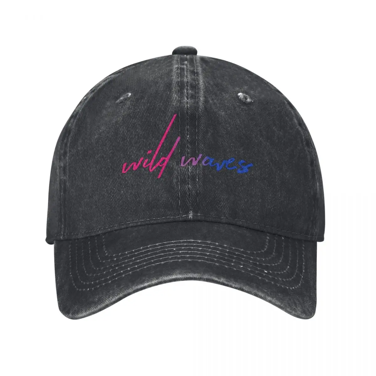 WILD WAVES BI Baseball Cap Hip Hop Trucker Cap Beach For Women 2024 Men's