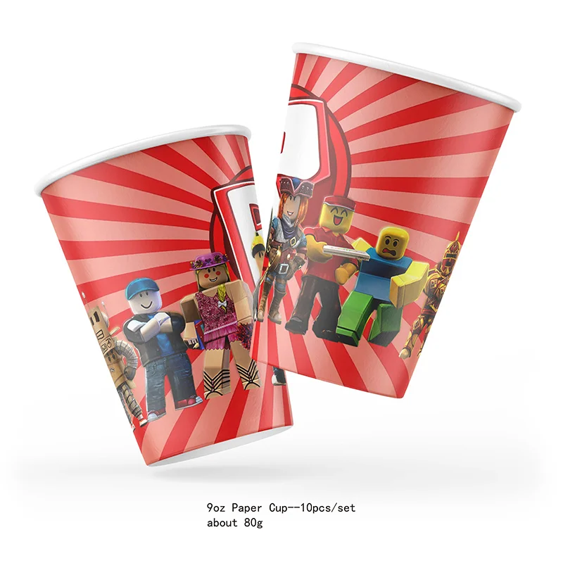 Robot Theme Birthday Party Paper Cup Plate Decoration For Children Toy Gift Packing Banner Honeycomb Tattoo Sticker Supplies