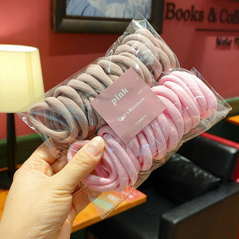 

〔BGS3〕Набор из 50 шт. эластичных резинок для волос, аксессуары для девочек, разноцветные нейлоновые повязки на голову, детские резинки-скранчи, подарок