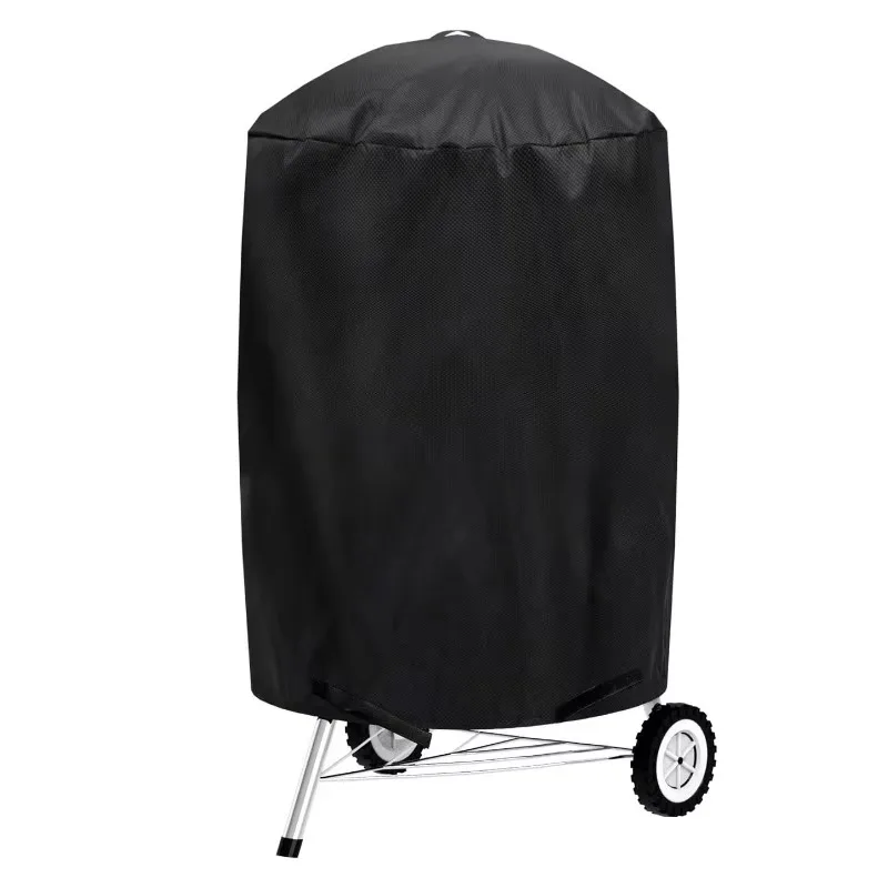 Heavy Duty Waterproof Barbecue Gas Grill Cover, Black, Heat-resistant, Stain Resistant, Suitable for Rotating Grill Covers