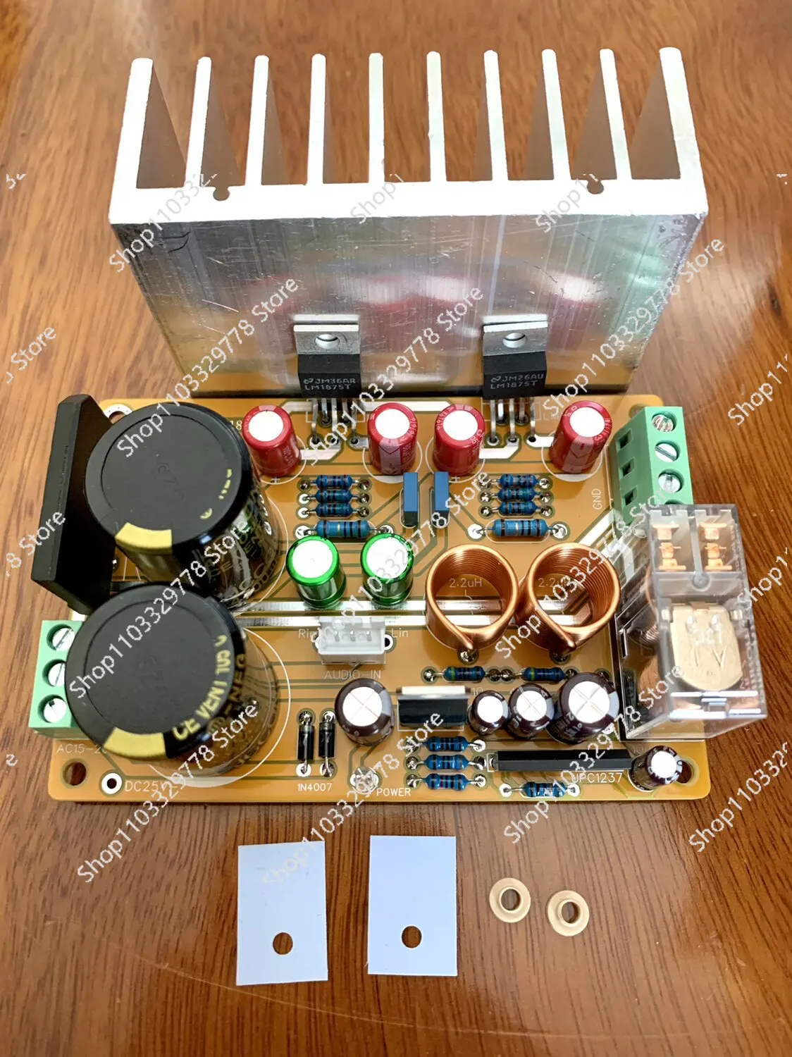 Fever Power Amplifier Board 2.0 Channel Stereo HIFI Audio DIY Power Amplifier Vocal Durable