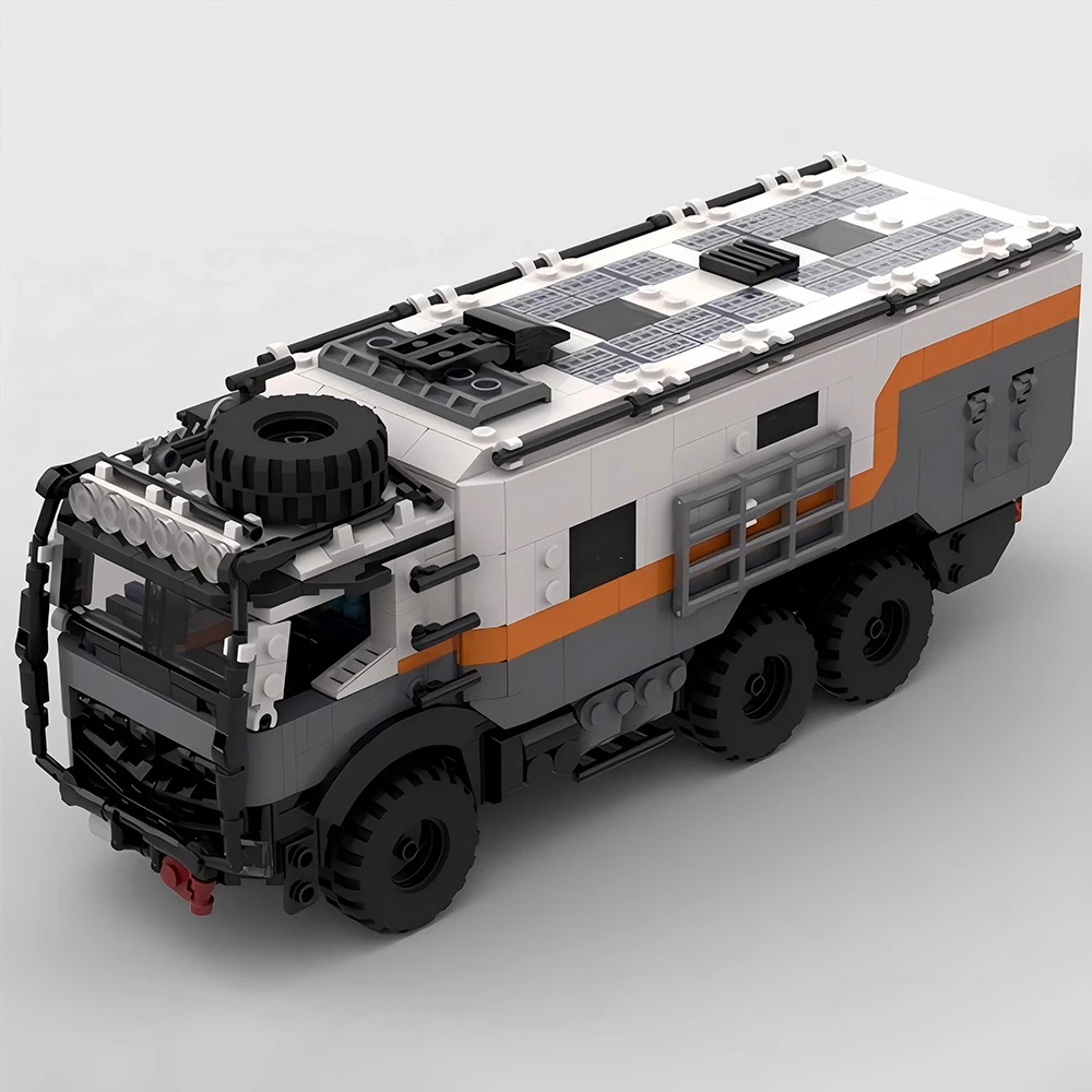 MOC Truck Zwaar voertuig Bouwsteen Expeditie Serie Speelgoed Terreinwagen, camper, bestelwagen, bricks Technisch voertuig Kerstcadeaus