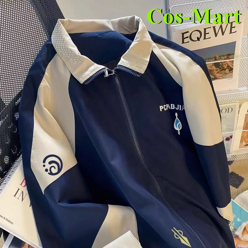 

Cos-Mart Game Genshin Impact Furina Focalors Coat Cosplay Costume Focalors Hoodie School Uniform Halloween Anime XXXXL