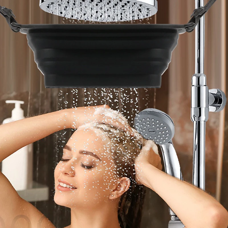 Folding Portable Cooling And Filtering Shower Head For Ice Bath, Quick Water Outlet For Household Bathroom Heaters