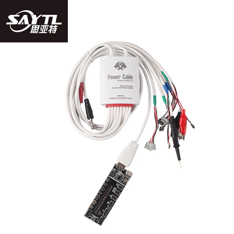 SAYTL for iPhone 4/5/6/6s/7/8/X XS XS MAX XR Boot line Test line Phone Service DC Power Supply Current Testing Cable