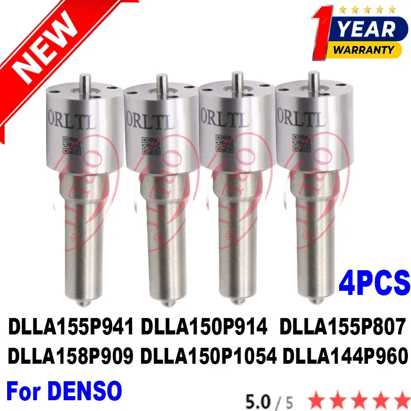 4PCS DLLA155P807 DLLA158P909 DLLA150P1054 DLLA144P960 DLLA150P914 DLLA155P941 for DENSO Diesel Fuel Injector Nozzle