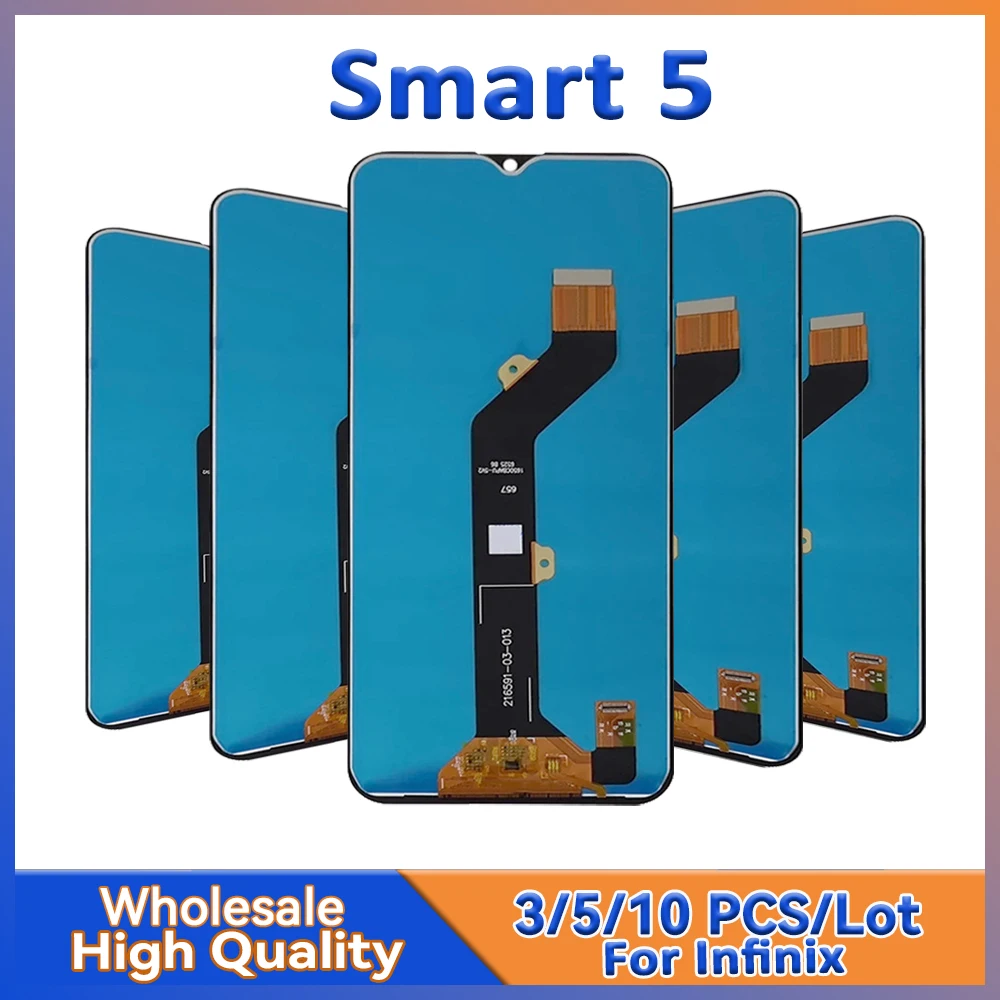 

Wholesale 3/5/10 Pieces/Lot For Infinix Smart 5 Screen Lcd Display With Touch Assembly X657 X657C X657B For Infinix Hot 10 Lite