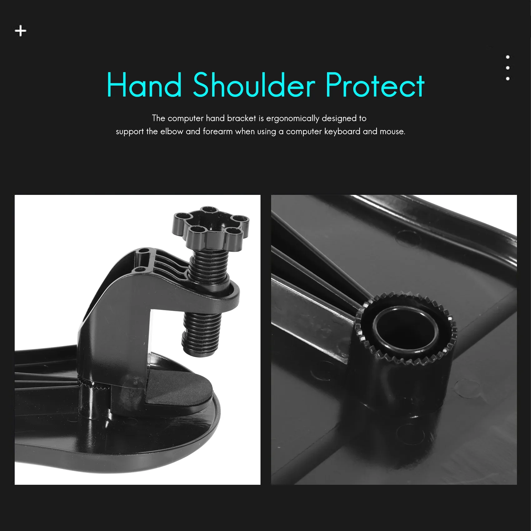 Hand Shoulder Protect Armrest Pad Desk Attachable Computer Table Support Mouse Pads Wrist Rests Chair Extender For Table