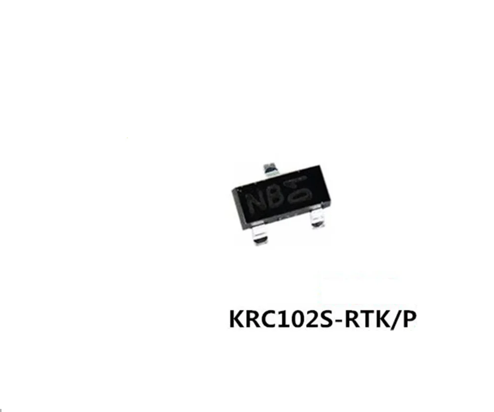 50PCS KRC102S-RTK/P new original printing NB transistor 100mA50V triode package SOT23