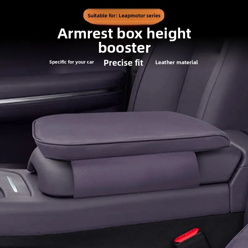 

Leather Center Console Protective Cover for Zero Lea C6/C0 Armrest Box Modin Accories Scratch Resistant Origi...