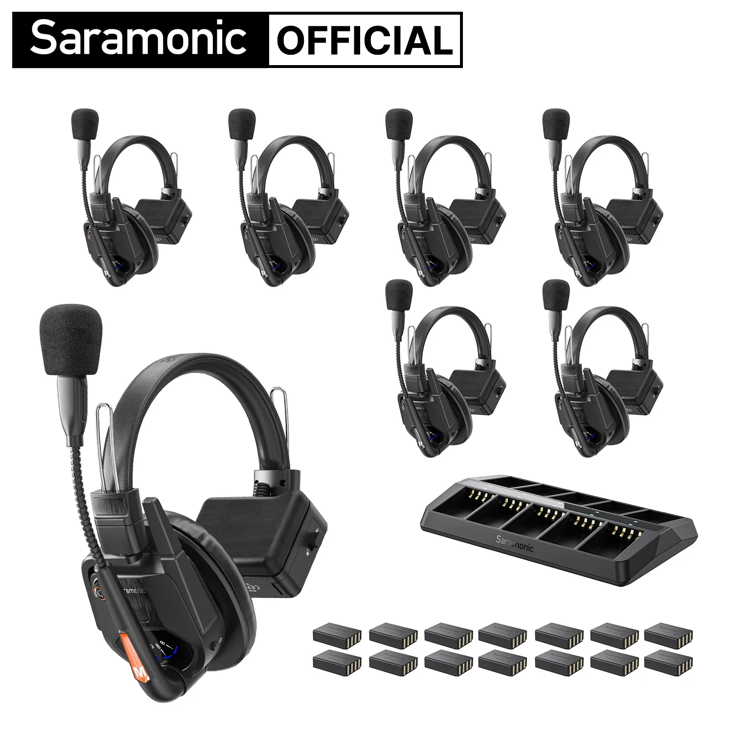 

Беспроводная гарнитура Saramonic Witalk9 WT7S, полнодуплексная система связи с внутренней связью для киносъемки, представлений, спортивных мероприятий