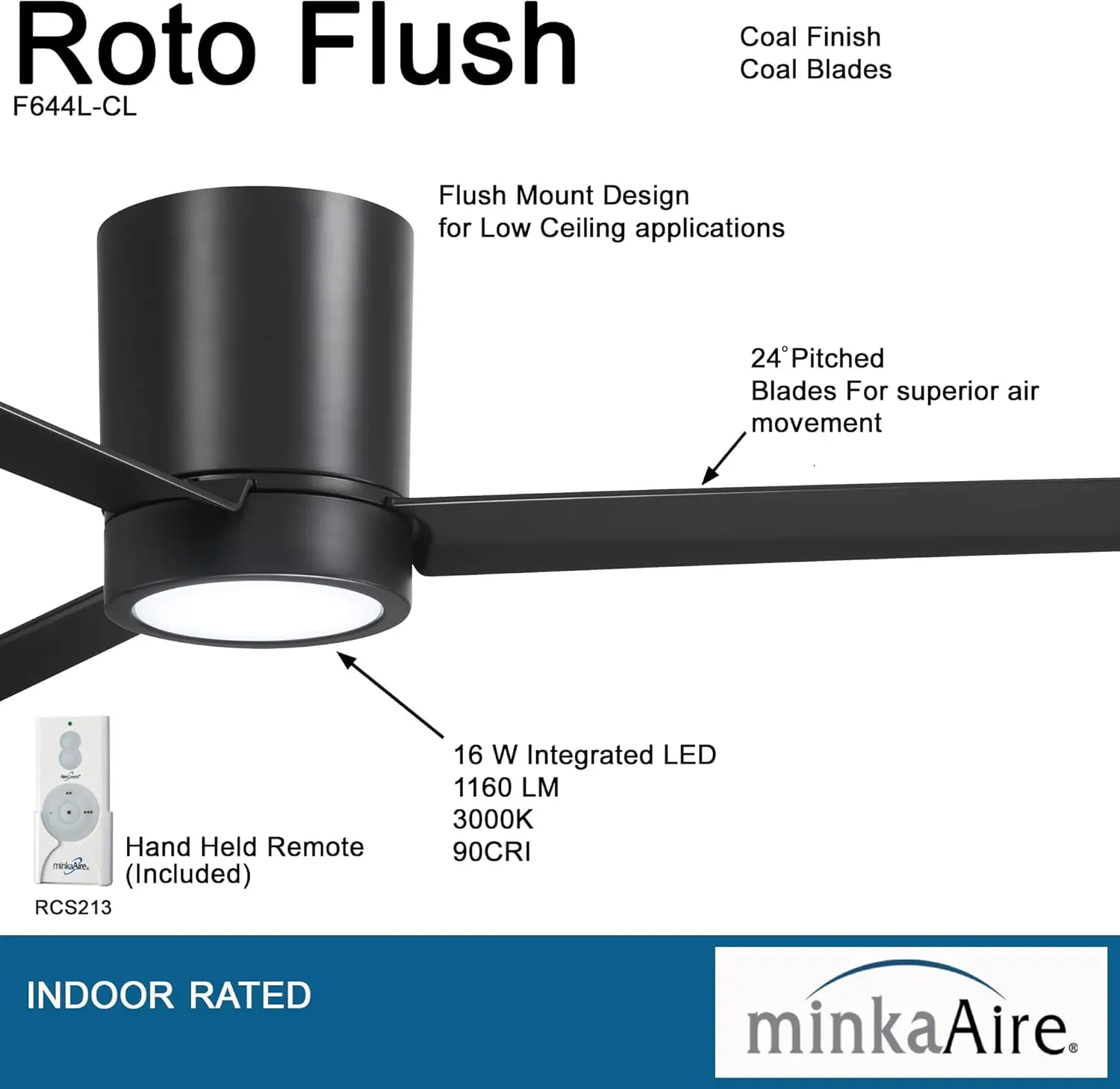 MINKA-AIRE Roto Flush 52