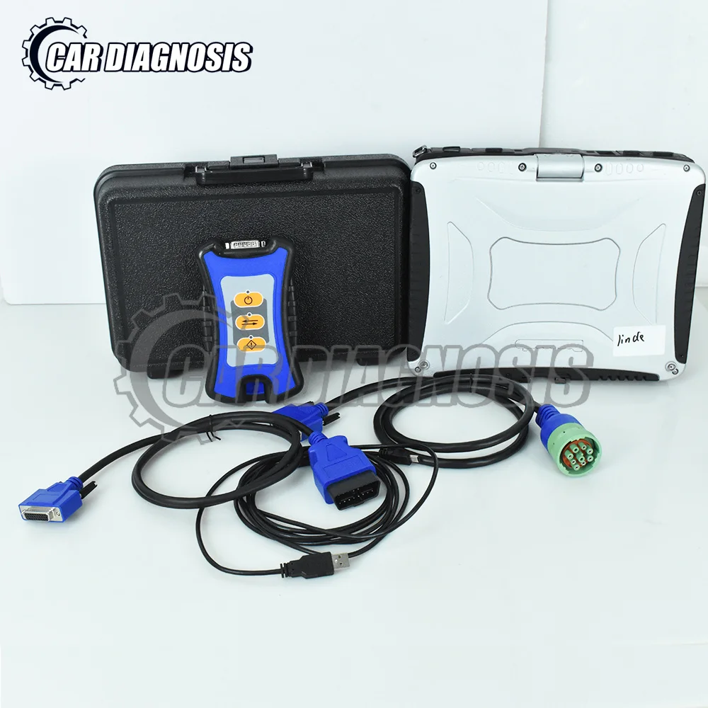 For NEXIQ-3 USB Link for Heavy Duty Truck OBD2 Diagnostic For NEXIQ Version OBD Fault Detector Diesel Engine with CF19 laptop