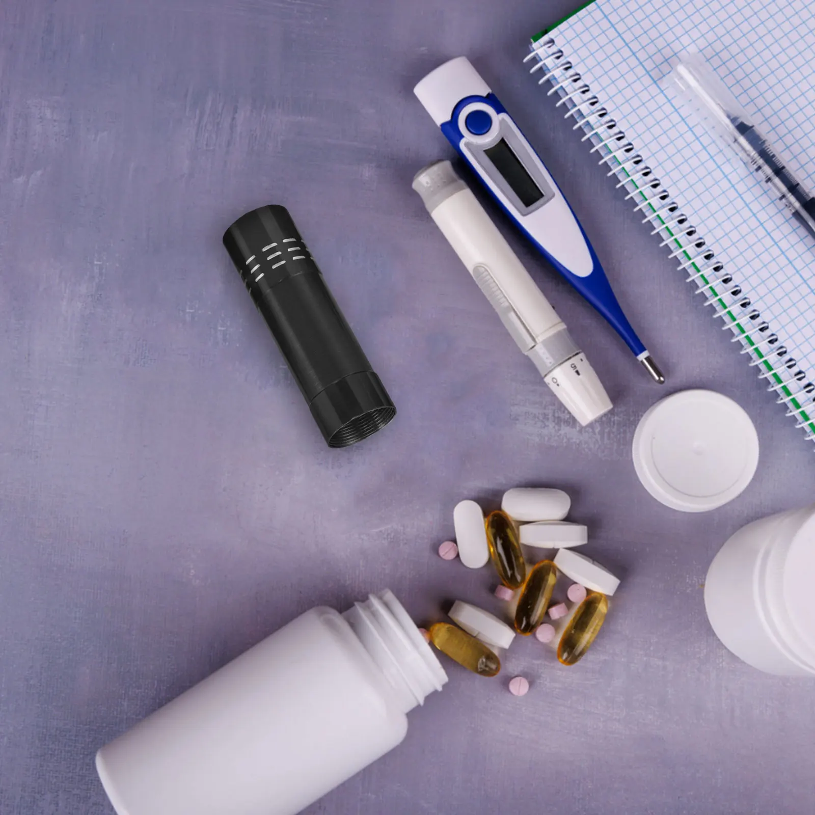 

Secret Compartment Hidden Money Container Plastic Pill Box Storage ganizer Flashlight Cash Hiding Places Valuables Travel