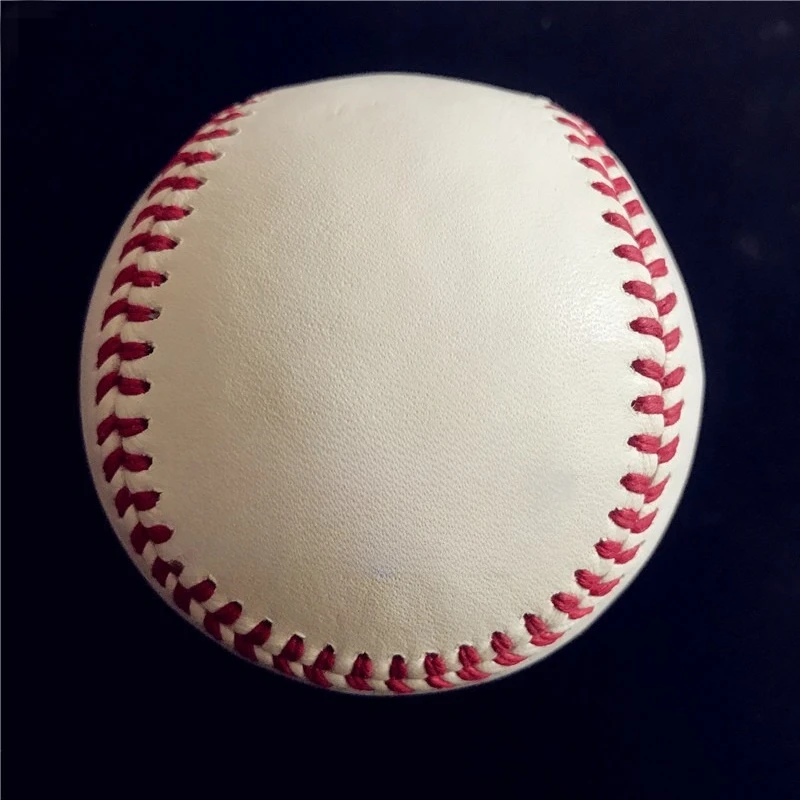 9-Inch Baseball Beef Noodle Wool Thread Game Leather R Ball, Training Bat Softball