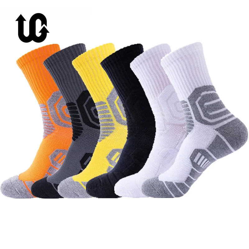 6Pairs Sport Professional Cycling Socks Basketball Football Soccer Running Trekking Socks Calcetines Ciclismo Hombre Men Women