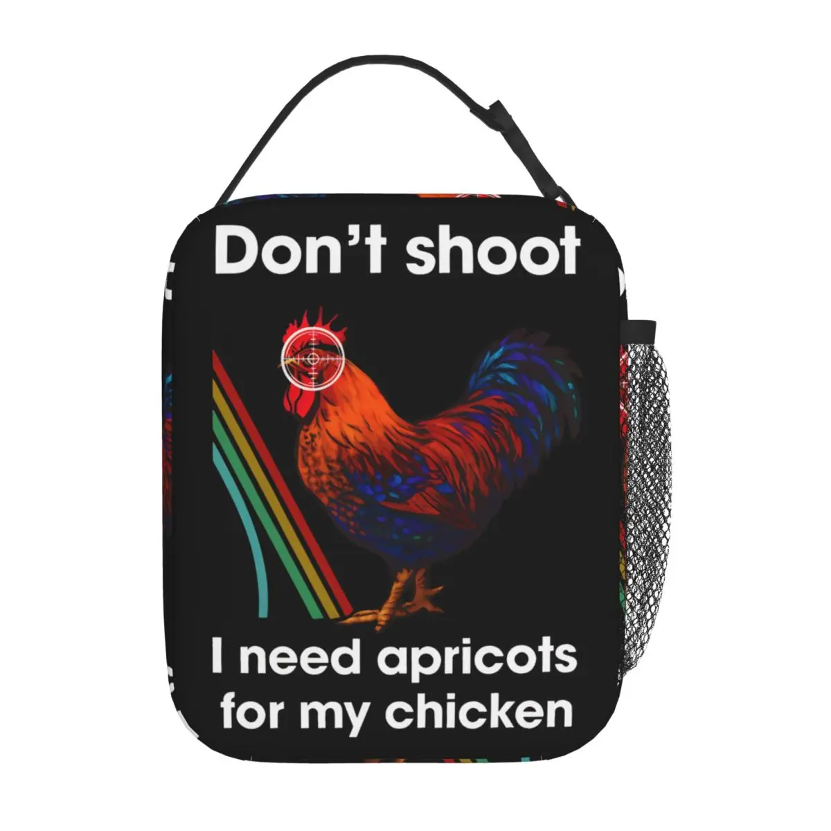 بلدي الدجاج قوس غزاة معزول حقيبة الغداء حقيبة للحفاظ على البرودة حاوية الغداء مانعة للتسرب حمل علب الاغذية أكياس تخزين المواد الغذائية المدرسة