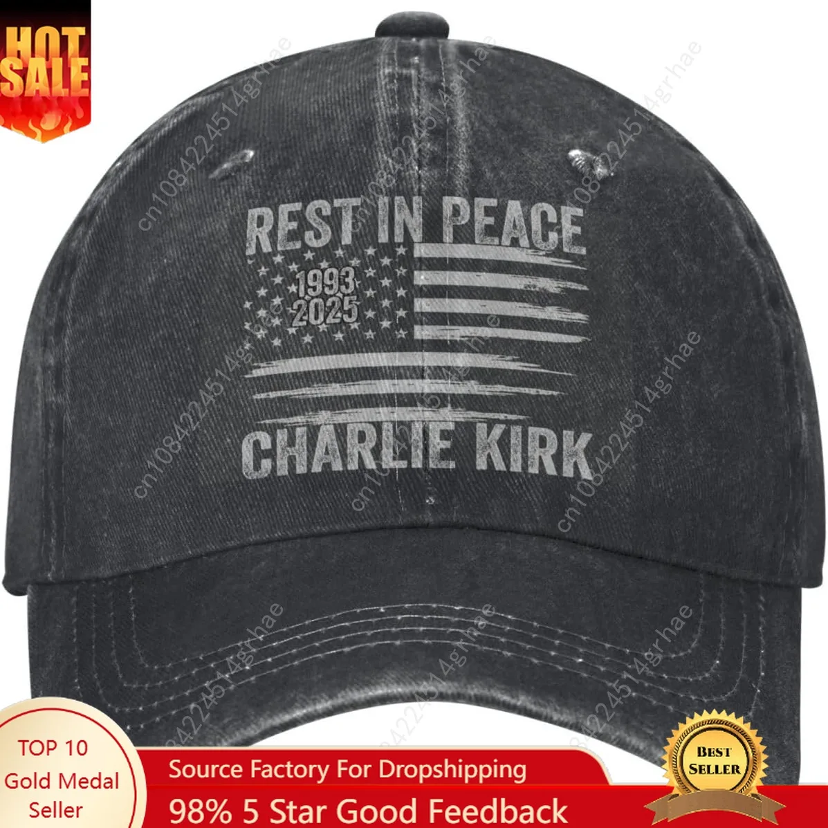 

Rest in Peace Charlie Kirk Cap for Womens Charlie Kirk Mens Baseball Cap Rest in Peace Charlie Kirk