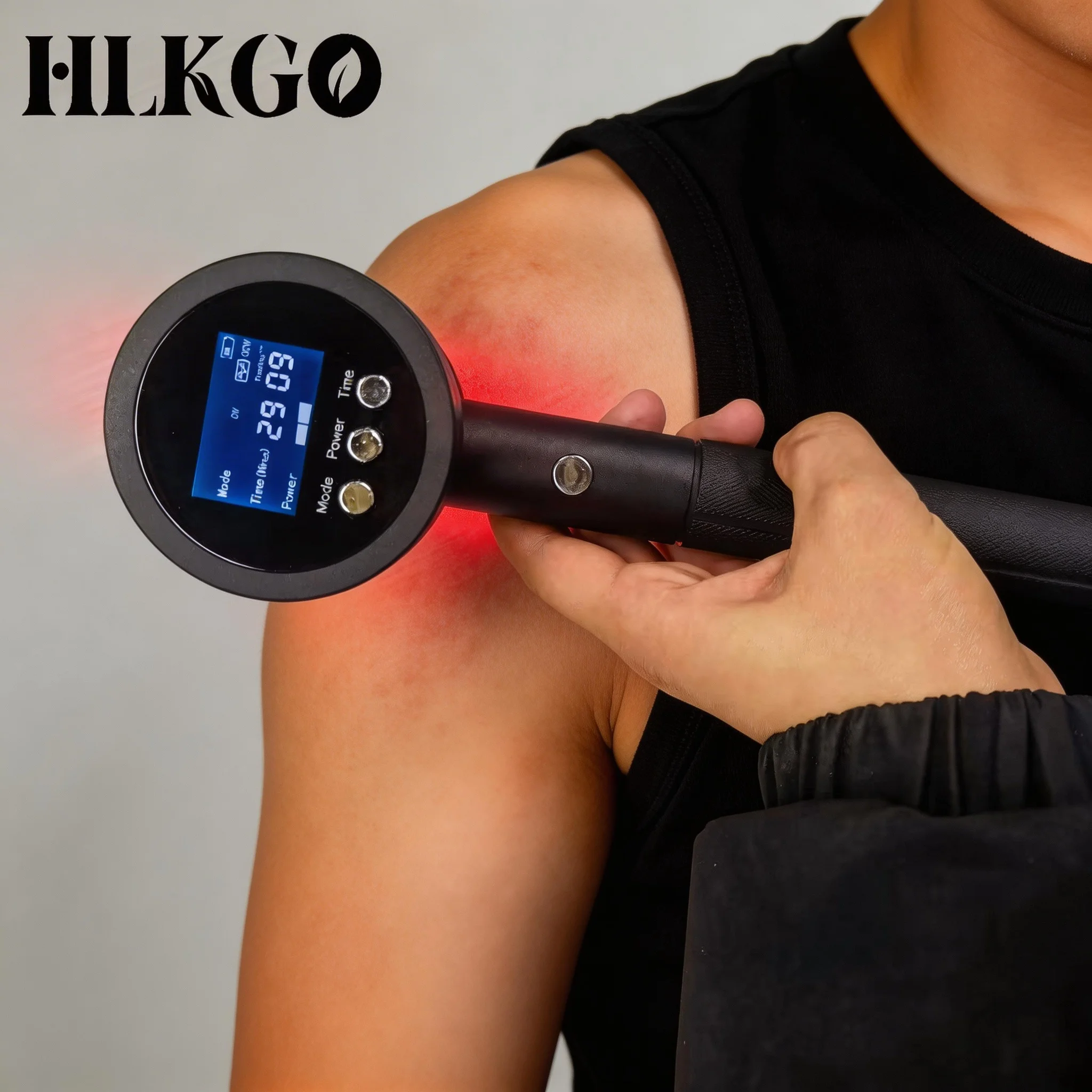 

Клинический лазерный физиотерапевтический аппарат HLKGO: высокомощный (1295 мВт), 25 диодов, инфракрасная светотерапия для снятия боли