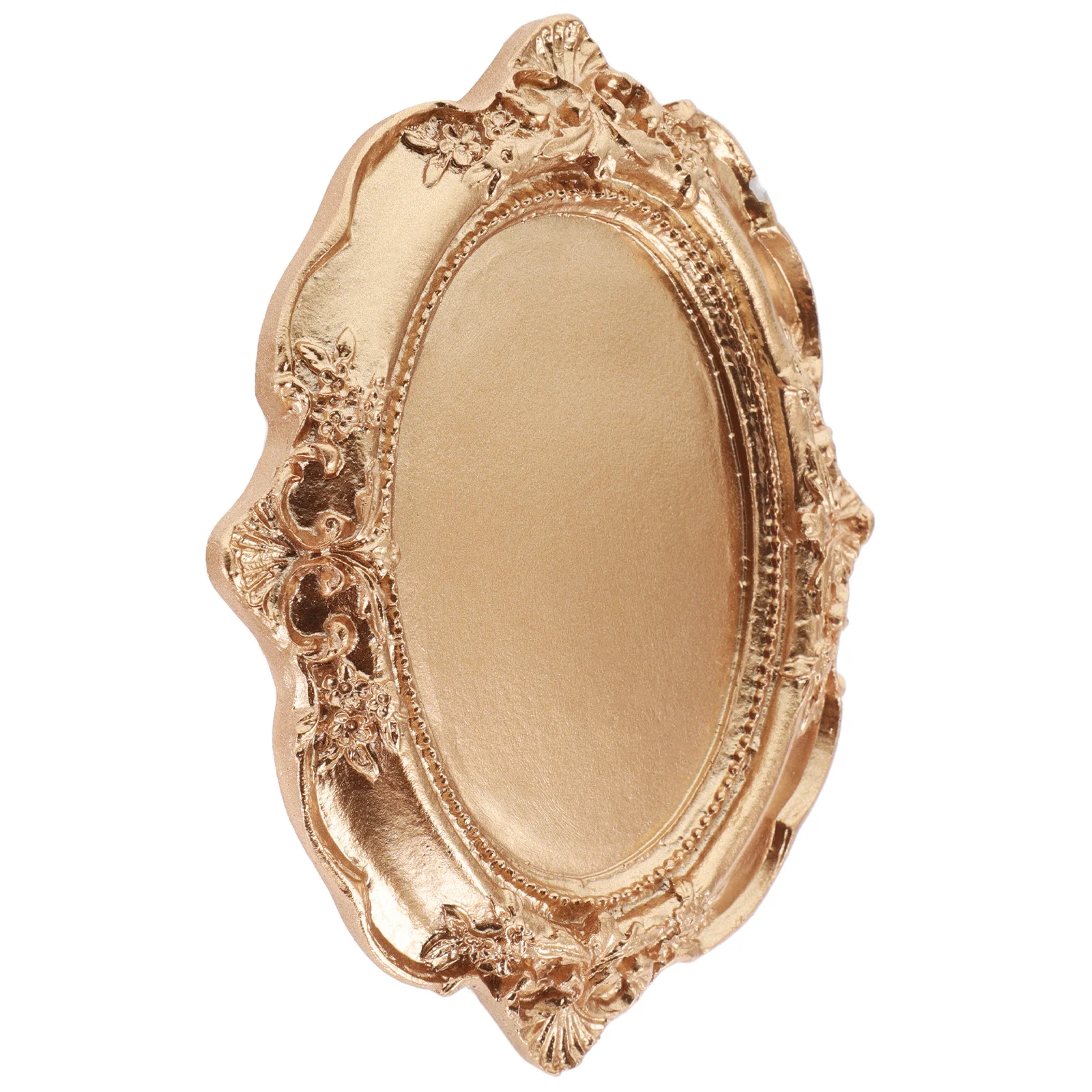 

Vintage Trinket Dish Jewelry Tray Resin Small Decorative Vanity Tray Multifunctional Jewelry Holder Plate Perfume Dish