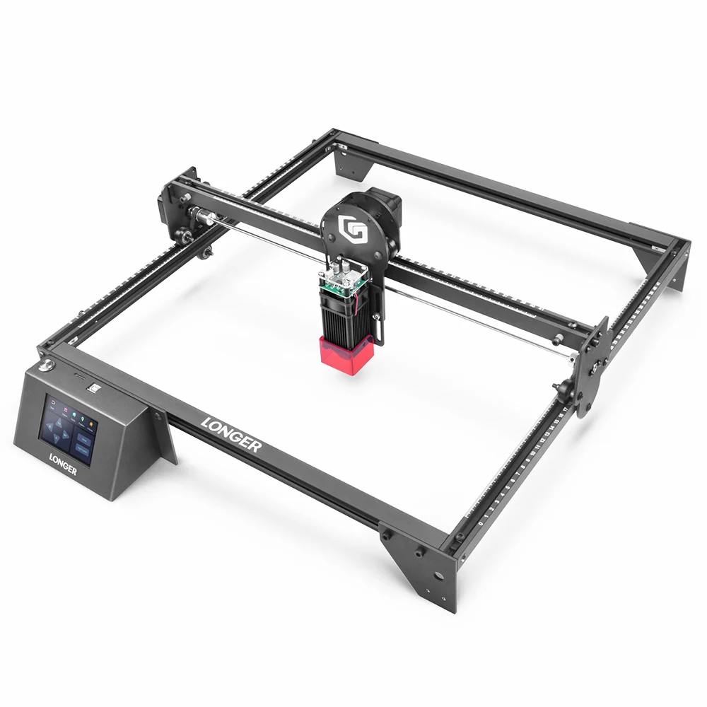 LANGER RAY5 5W lasergraveerder 3,5 '' touchscreen offline snijwerk ultrafijne gerichte laser 32-bit chipset upgradebare lasermodule